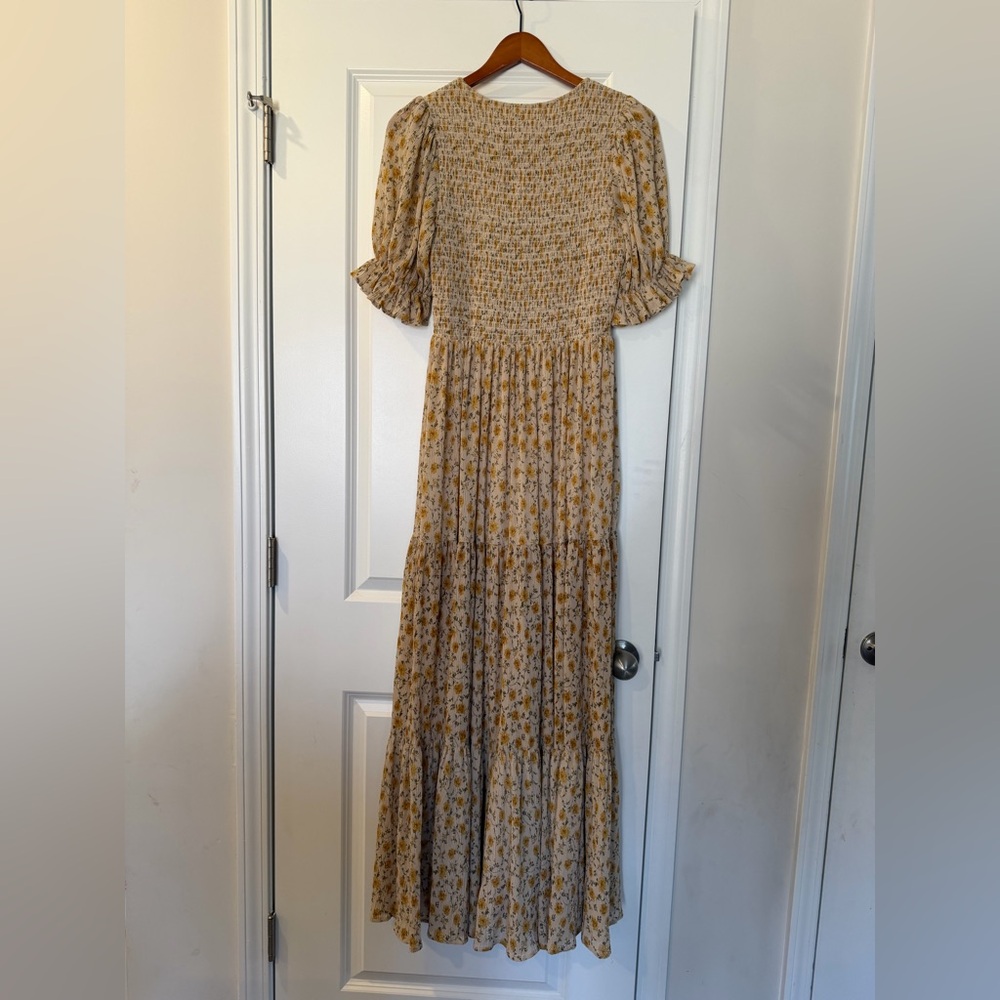 JessaKae Yellow Floral Maxi Dress - Picture 4 of 7